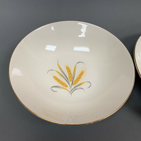 Lifetime China Co Fieldcrest Vegetable Serving Bowls Semi-Vitreous Lot of 2 - Picture 3 of 11